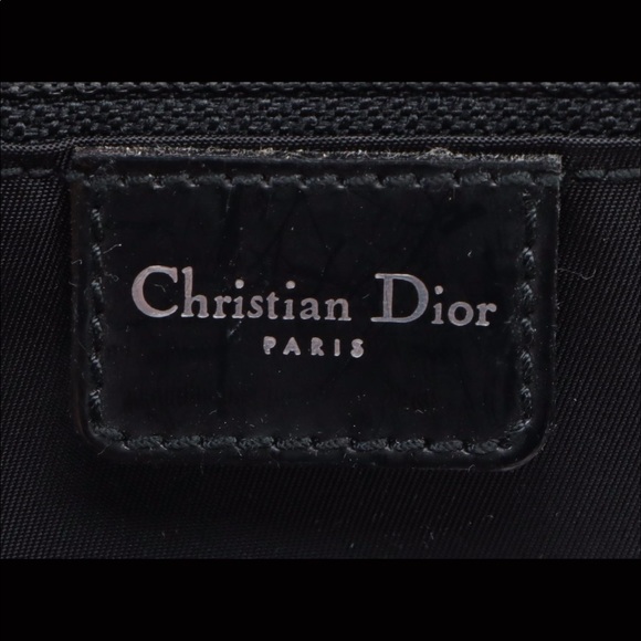 Christian Dior Patent Leather Metal Fabric Coated Canvas - Picture 4 of 13